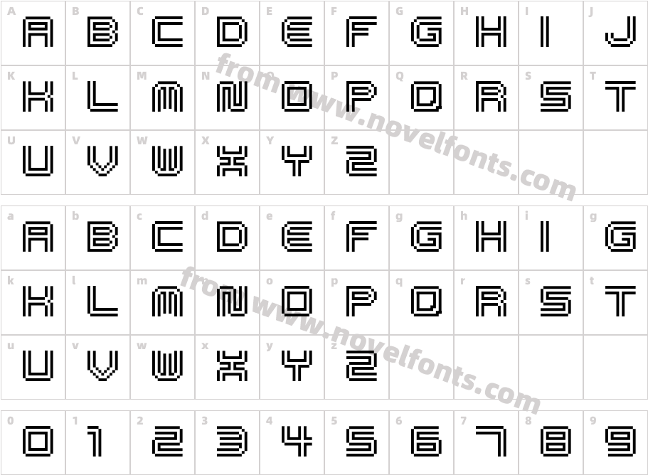 spd03Character Map