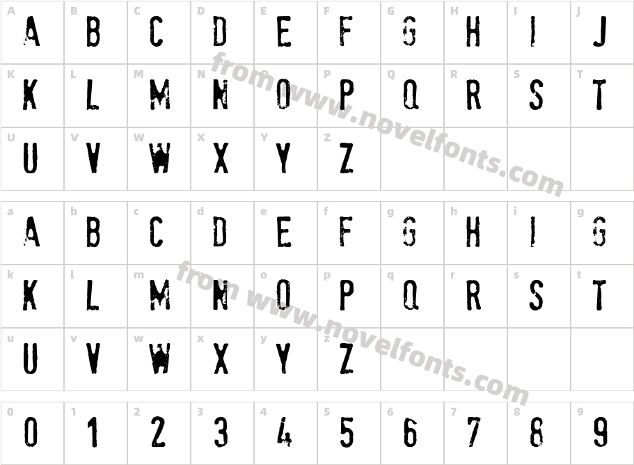 stamPeteCharacter Map