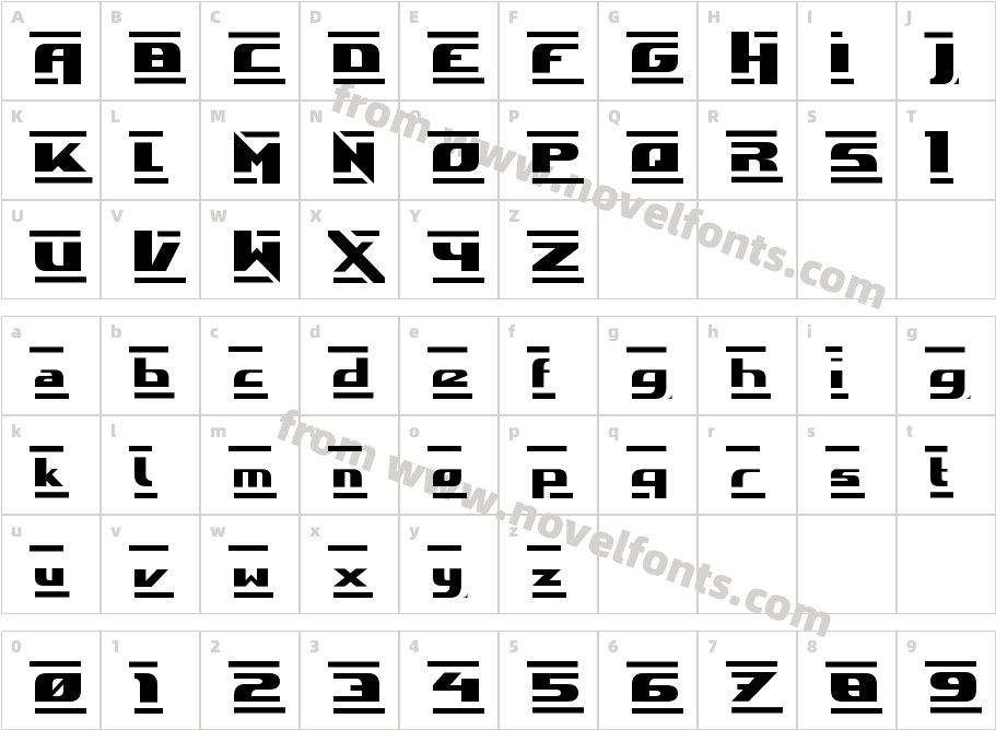 stoNeCharacter Map