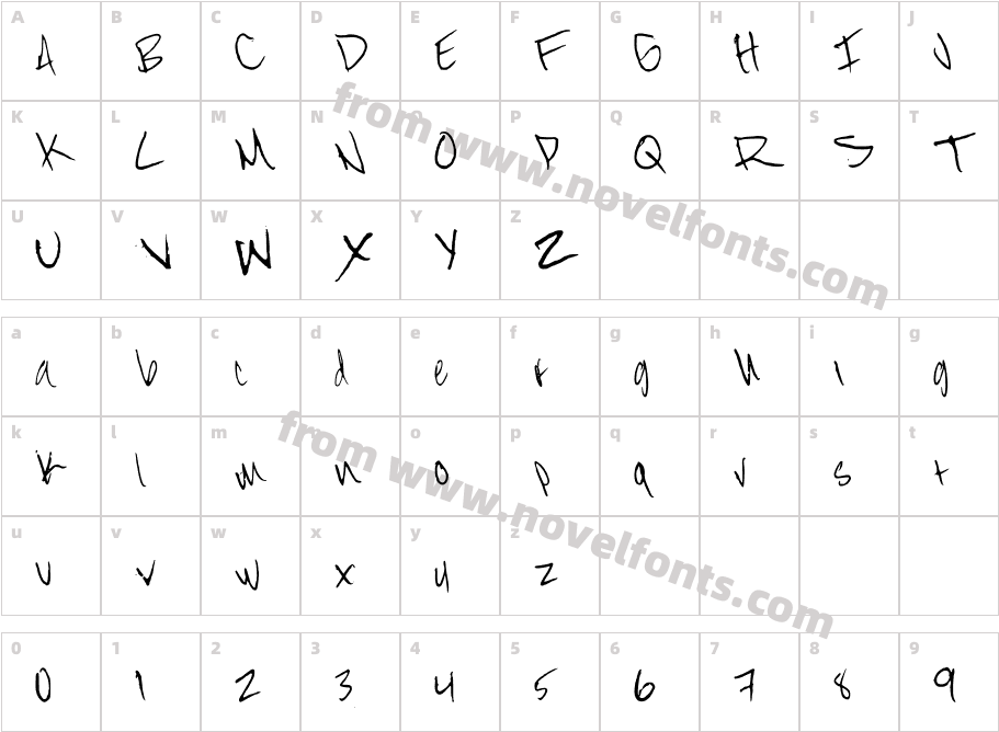 street_prescriptionCharacter Map