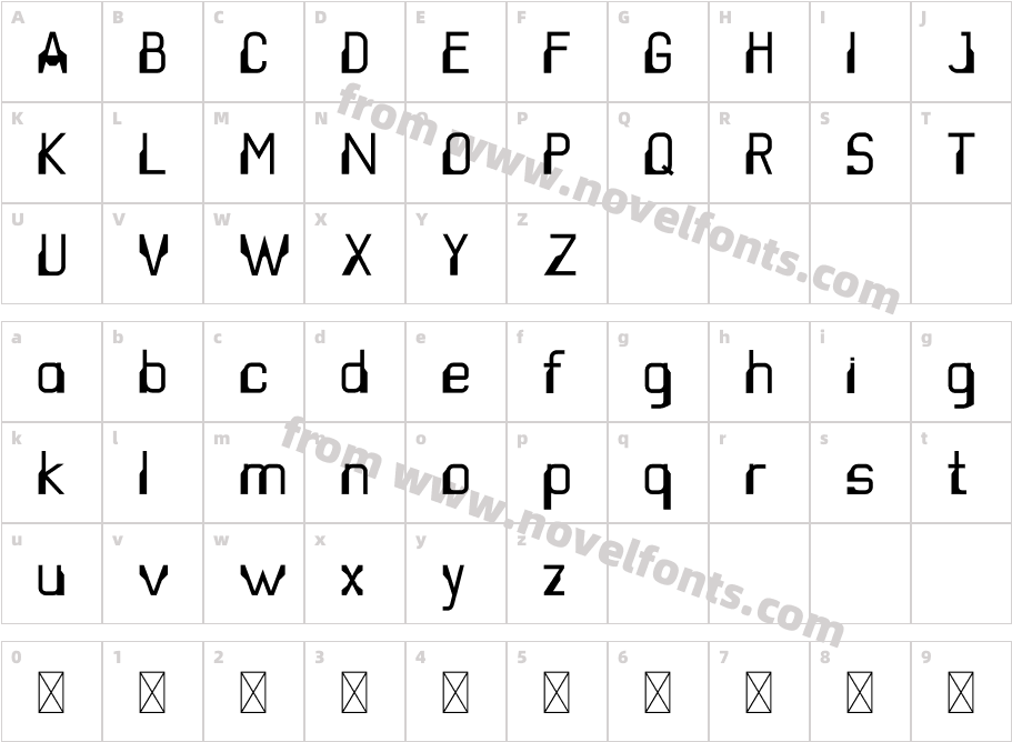 ECTRON PersonaluseCharacter Map