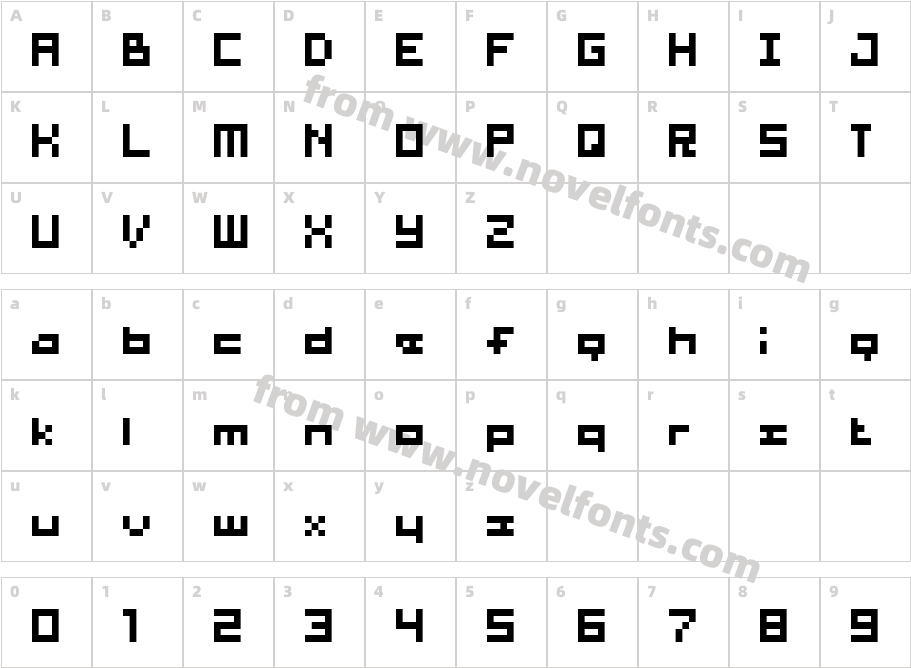 supermarket  squareCharacter Map