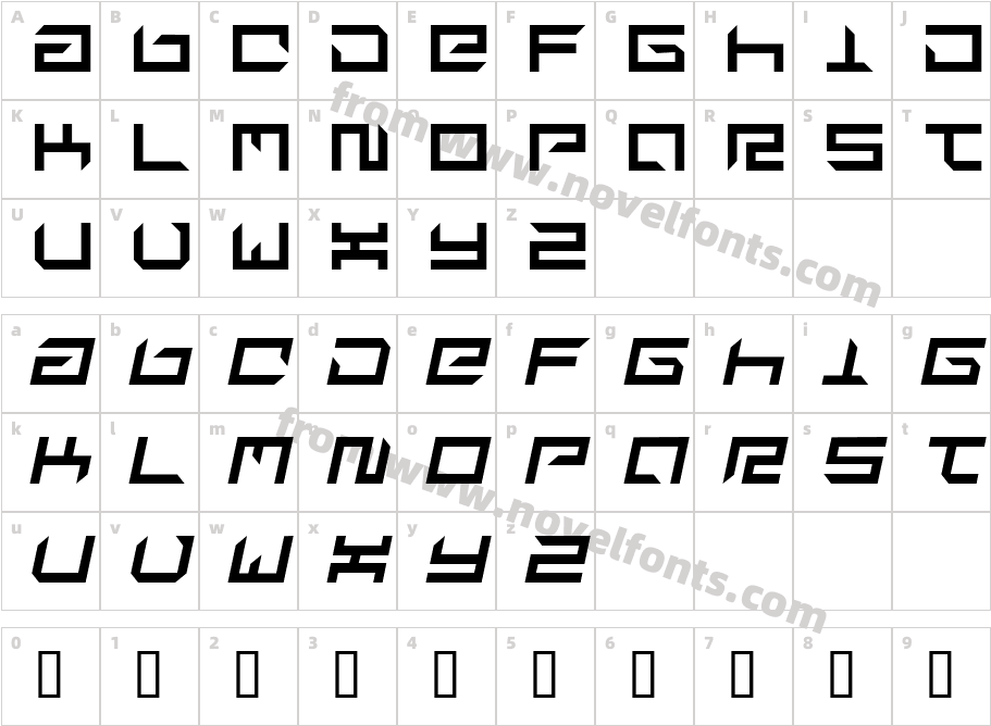 suplexCharacter Map