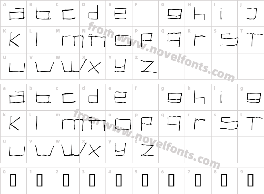 swallowCharacter Map