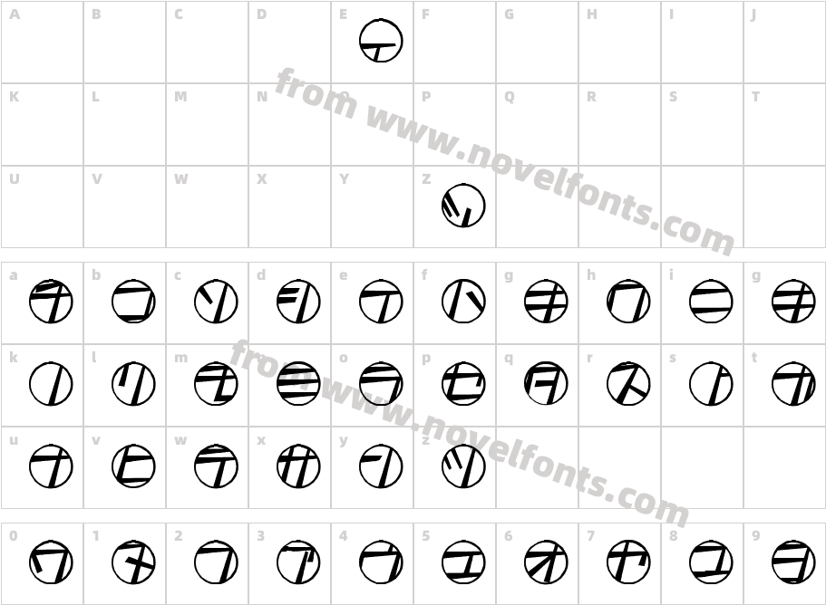 tamio qn6Character Map