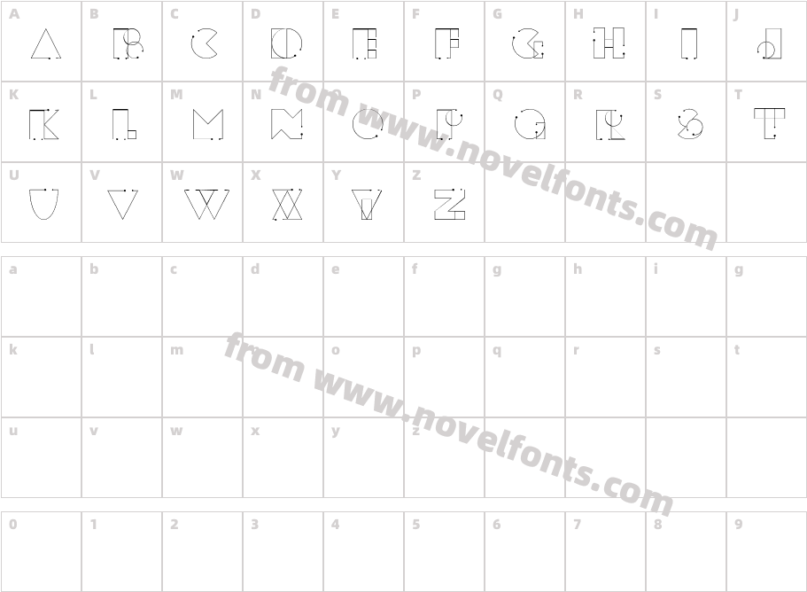 tesla-seredichCharacter Map