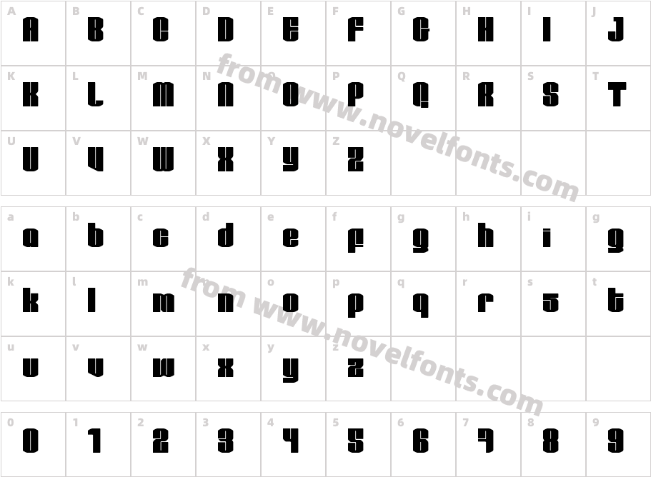 test1Character Map