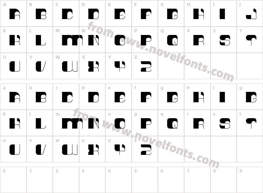 think technoCharacter Map