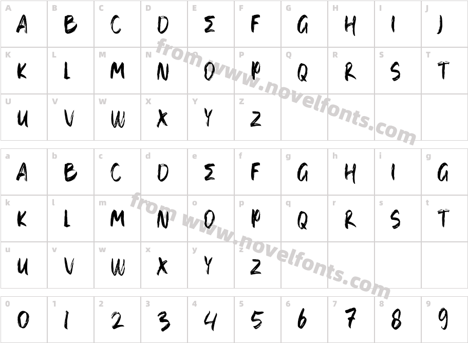 ELEMENTCharacter Map