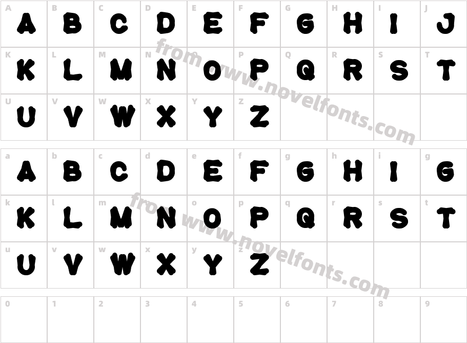 tortoiseCharacter Map