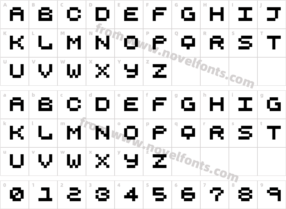 trdnt  BoldCharacter Map