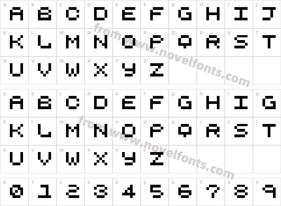 trdnt  bmapCharacter Map