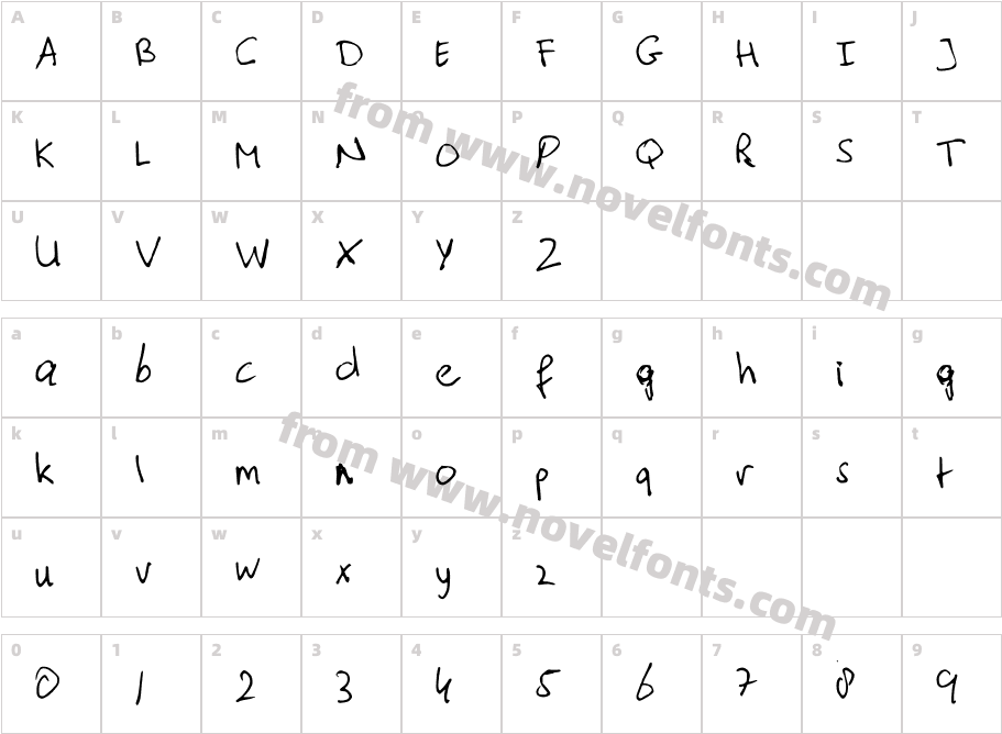 typischvoornu2014Character Map