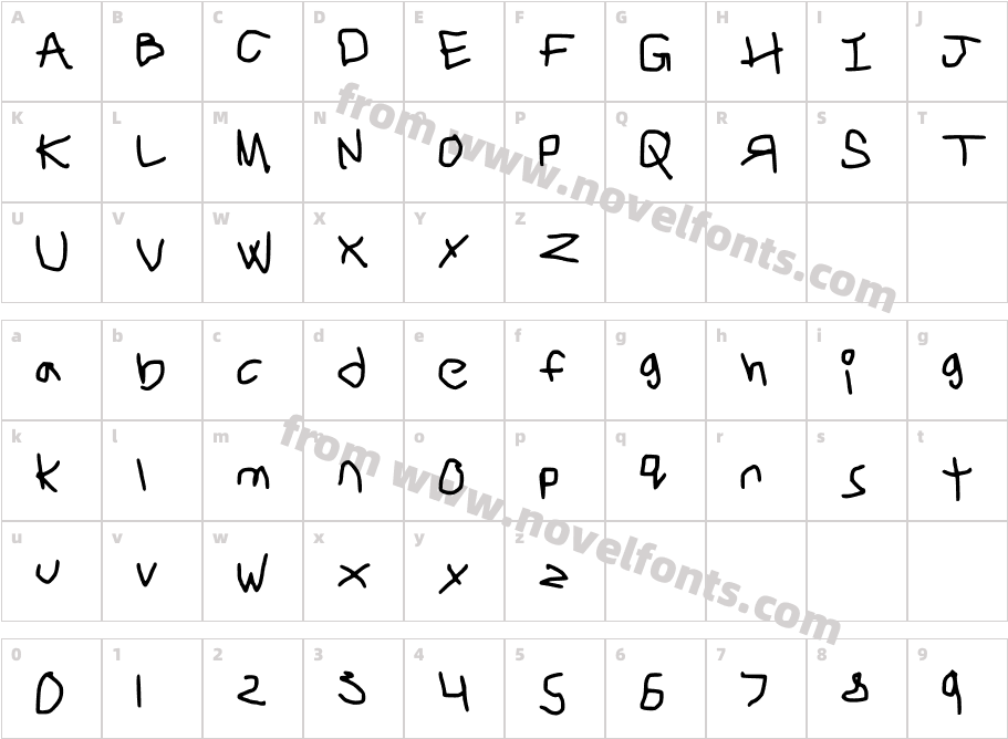 unileftCharacter Map