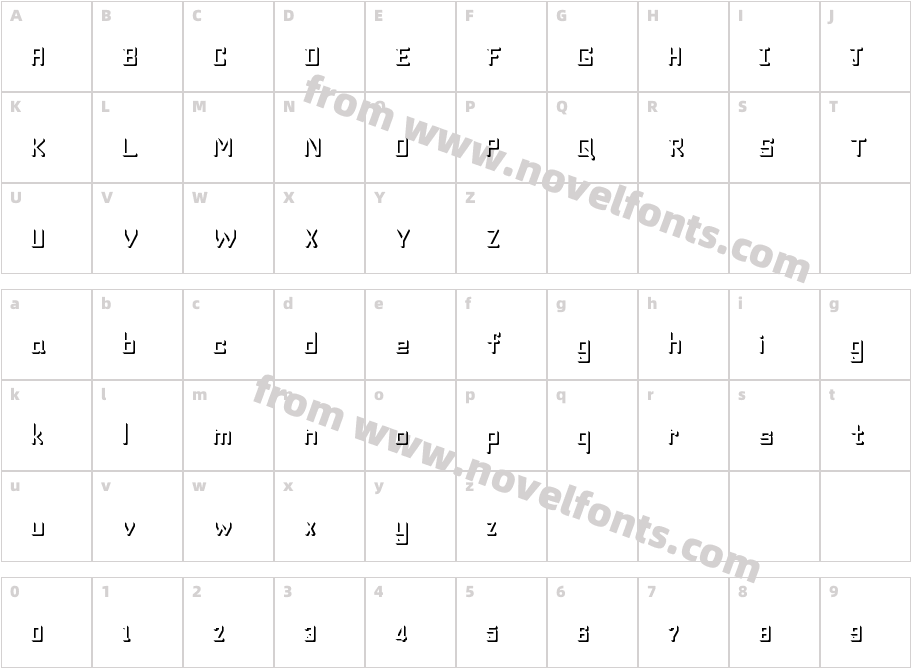 ENCHAN RegularCharacter Map