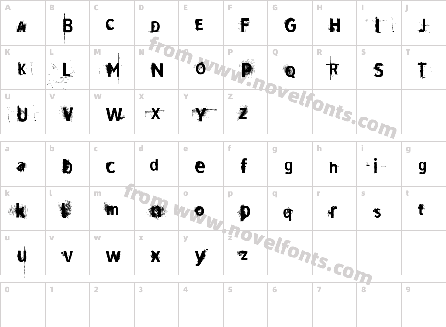 vtks dirty 2Character Map