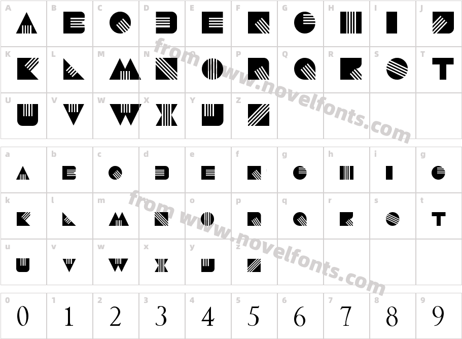 vuurCharacter Map