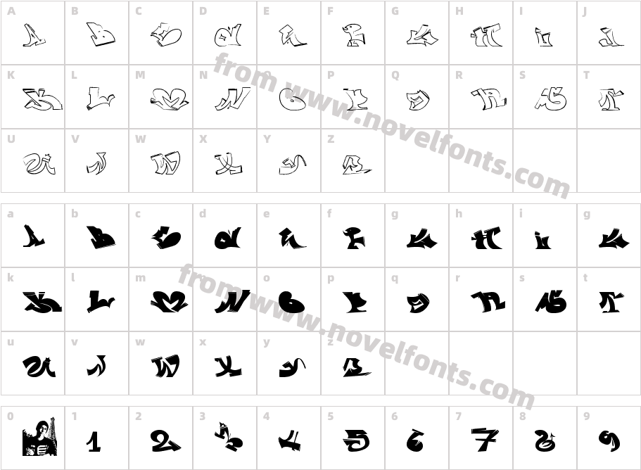 wassimo graffitiCharacter Map