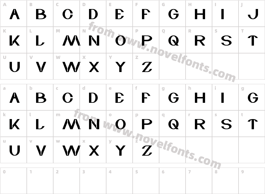 wave zoneCharacter Map