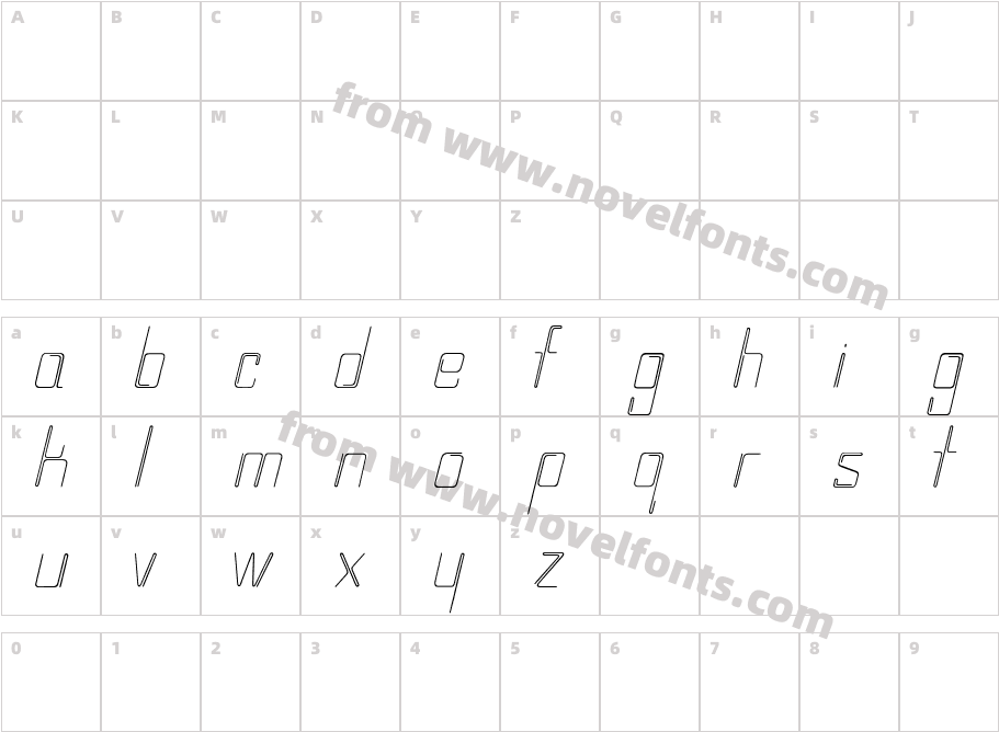 wireRegularCharacter Map