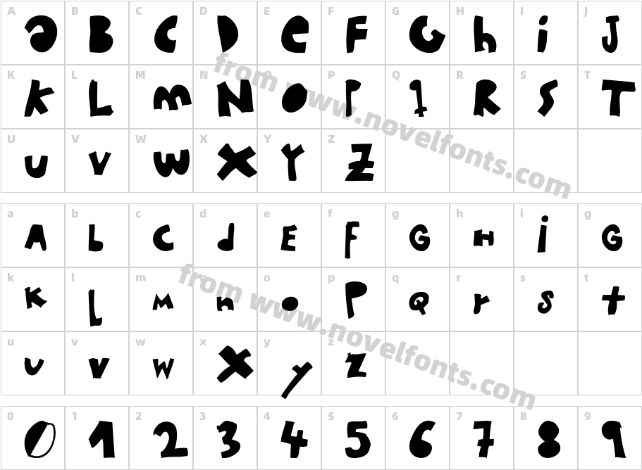 woodcutter MMXIICharacter Map