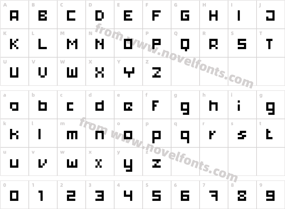 xpdr02Character Map