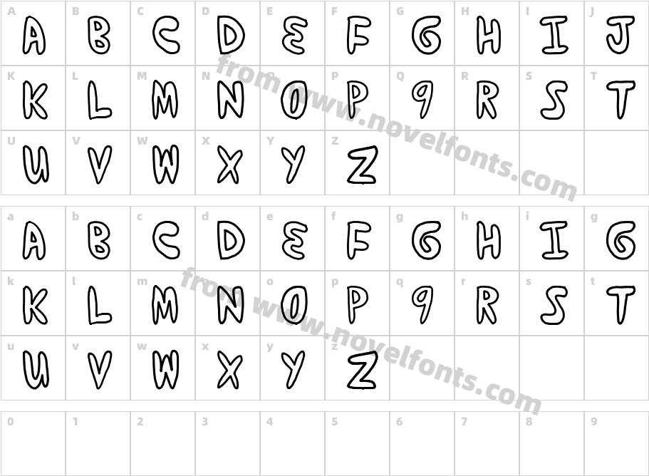 yumernubCharacter Map