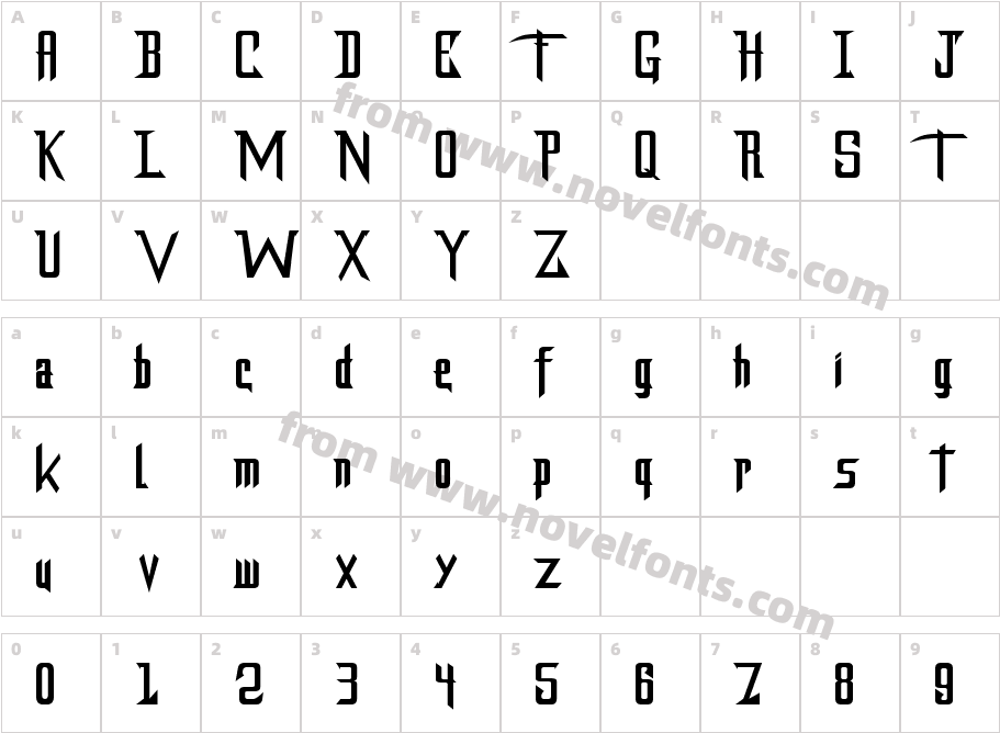 ‘DragonForcE’Character Map