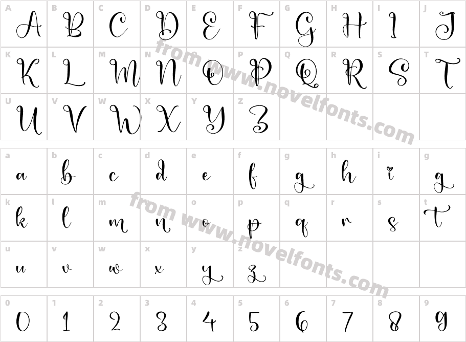 10Character Map