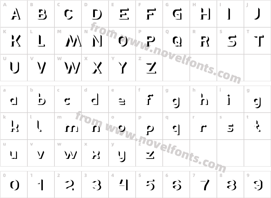 EXPOSURECharacter Map