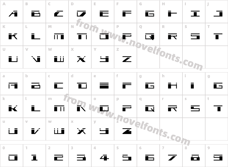 3AGLE LaserCharacter Map