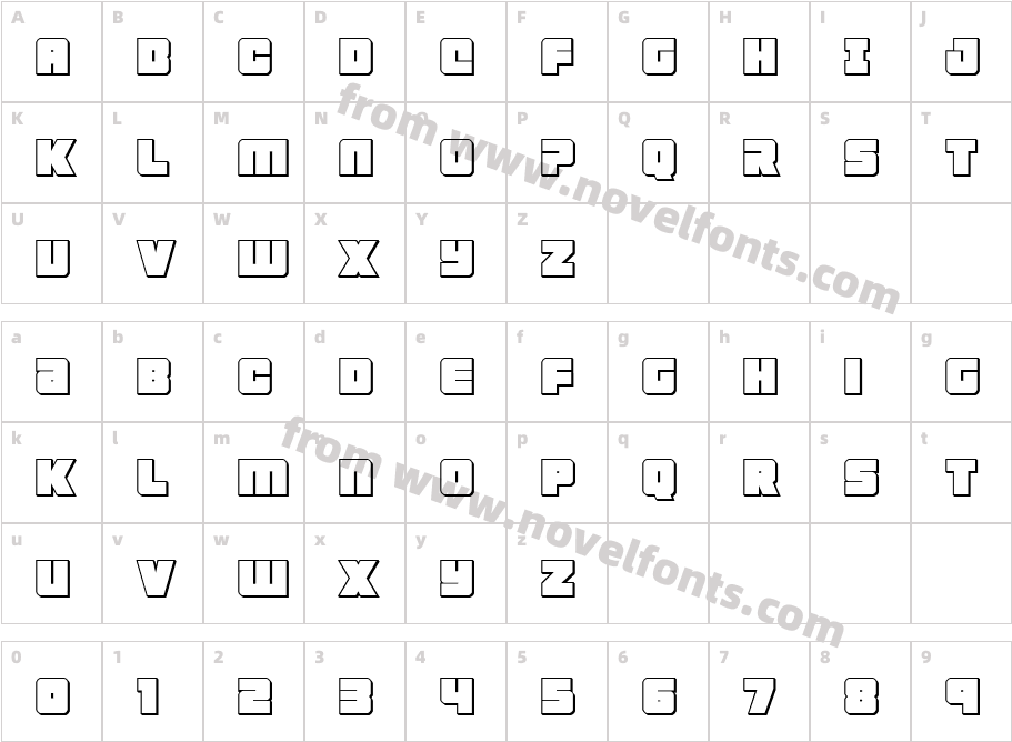 4ce 3DCharacter Map