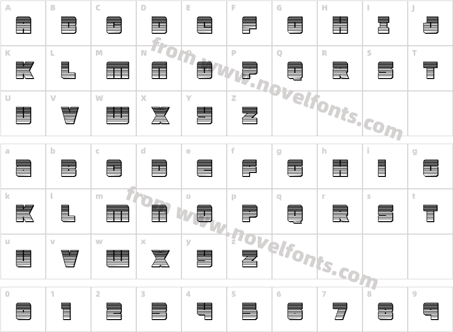 4ce ChromeCharacter Map