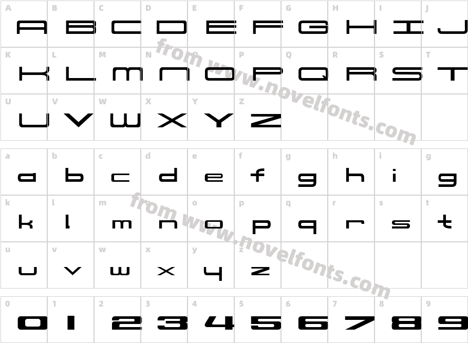 914-SOLIDCharacter Map