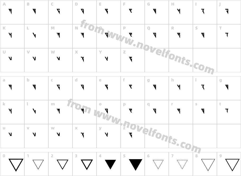 ABC-Triangle-MonogramCharacter Map