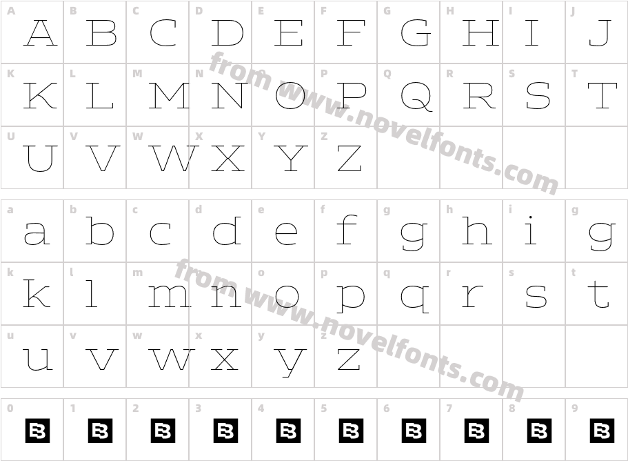 ADEROSTRIAL-ThinCharacter Map