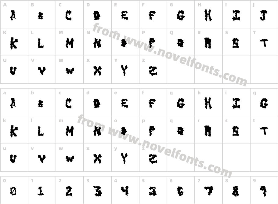 EarlyScareCharacter Map