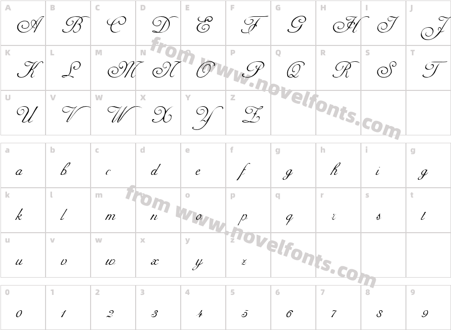 AdineKernberg RegularCharacter Map