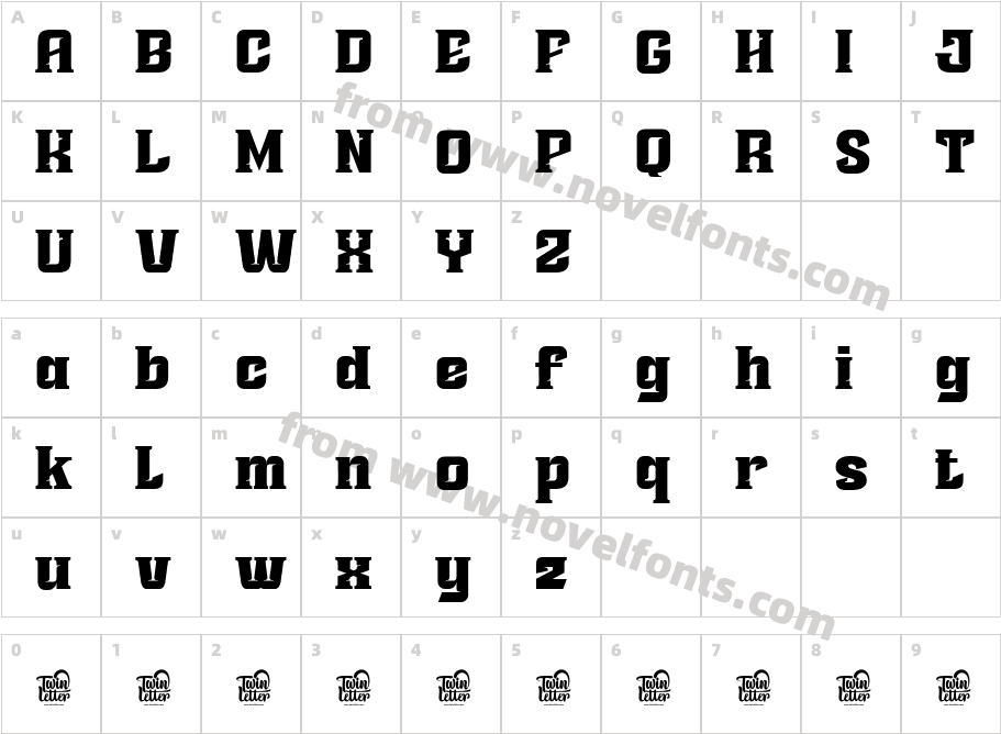 ATHYRKI RegularCharacter Map