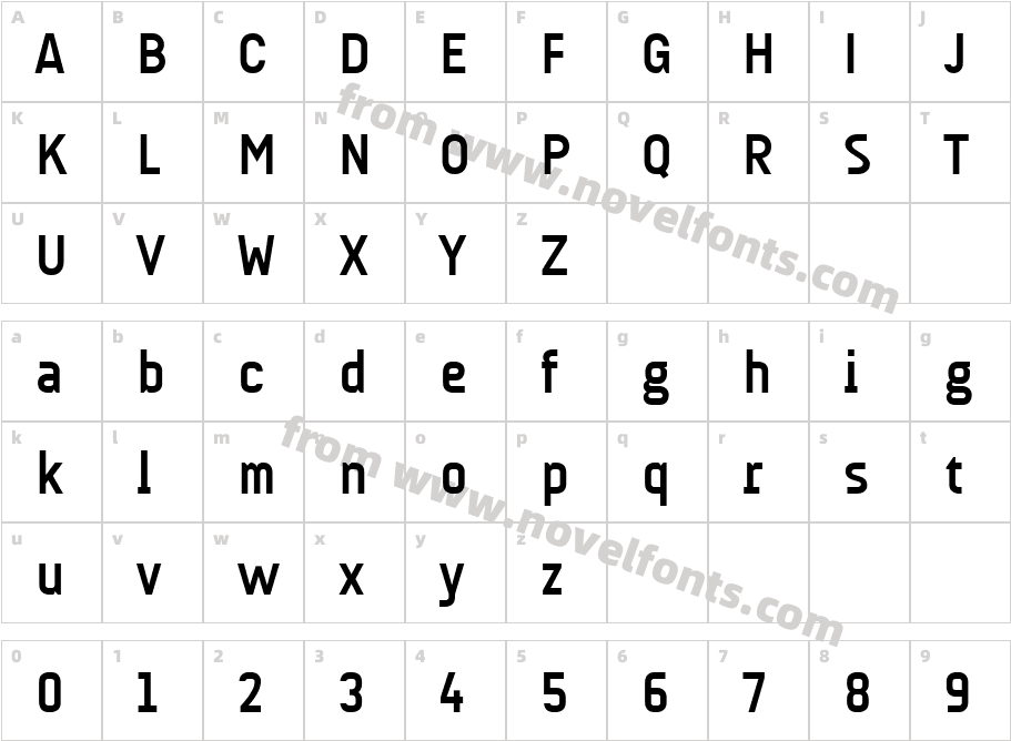 AUdimat-BoldCharacter Map