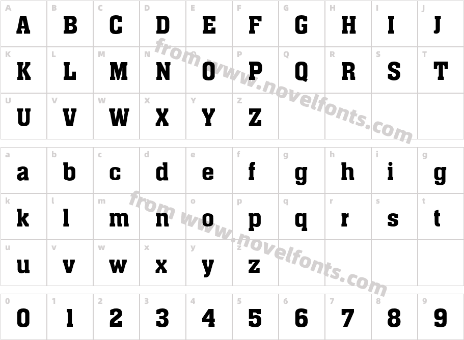 AargauMediumCharacter Map