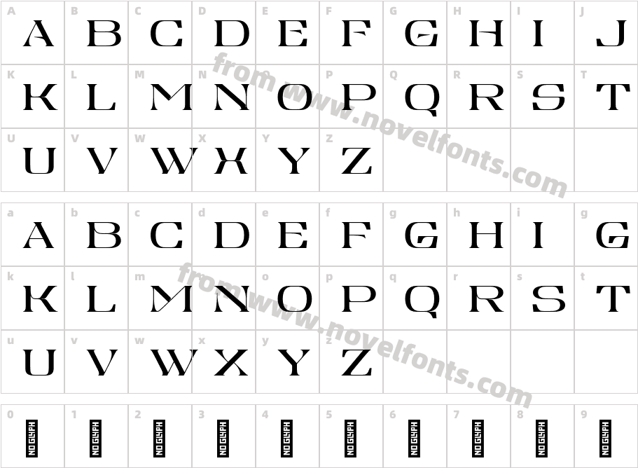 Abor - Demo Version RegularCharacter Map