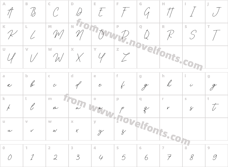 AcousticaCharacter Map