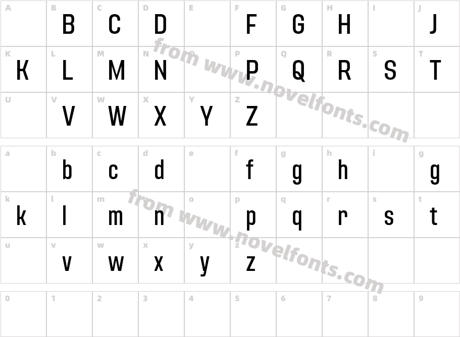 Adirek Sans DEMO MediumCharacter Map