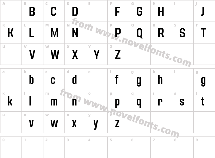 Adirek Sans DEMO SemiBoldCharacter Map