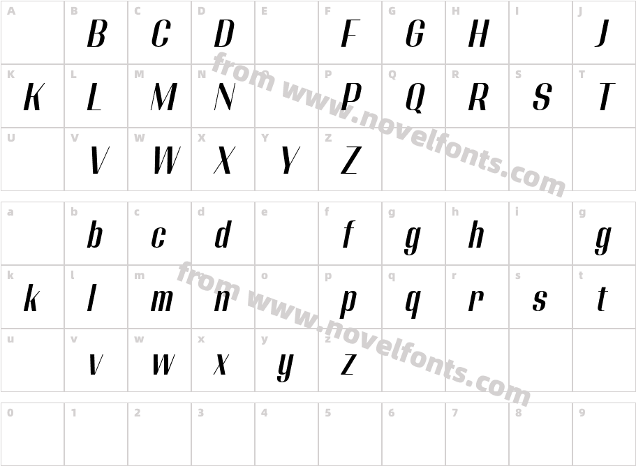 AdirekHcDemoSemiboldItalic-2OA0vCharacter Map