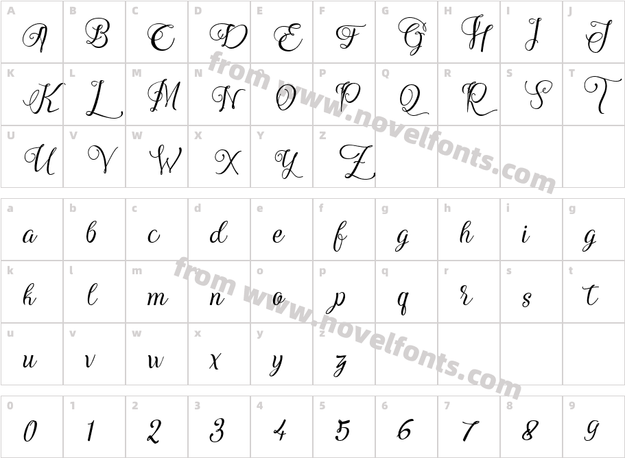 Adorabelle FREE PERSONAL USE RgCharacter Map