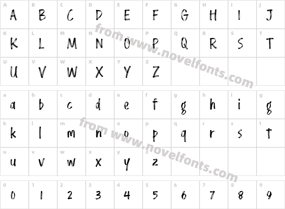 Aero BrushCharacter Map