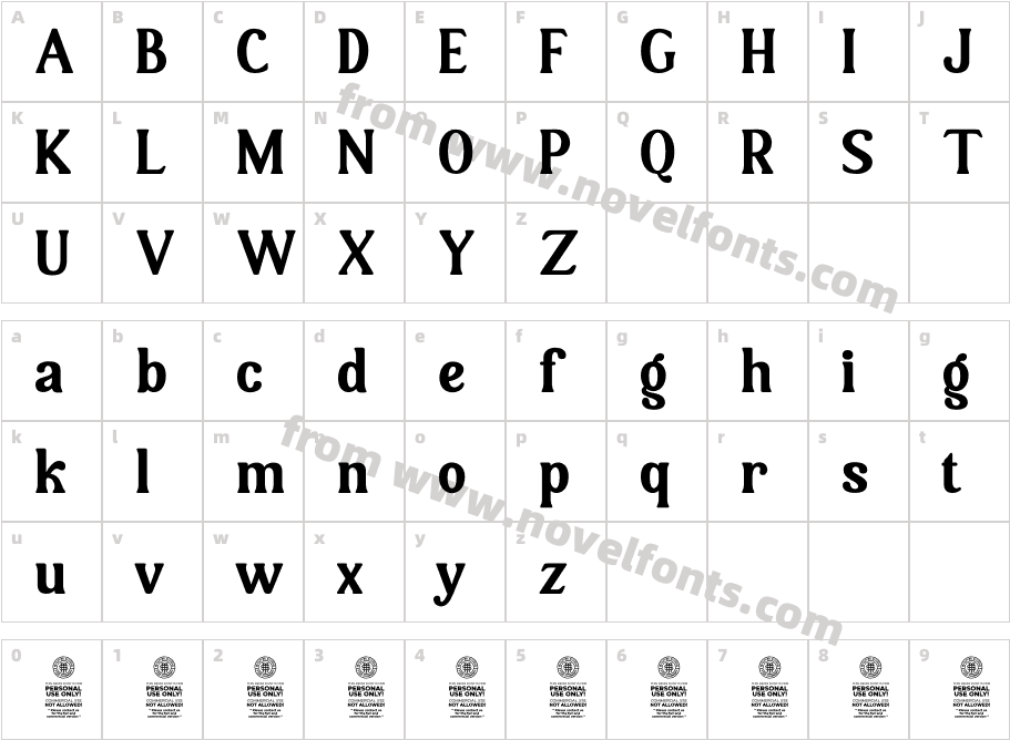 Alanta RoseryCharacter Map