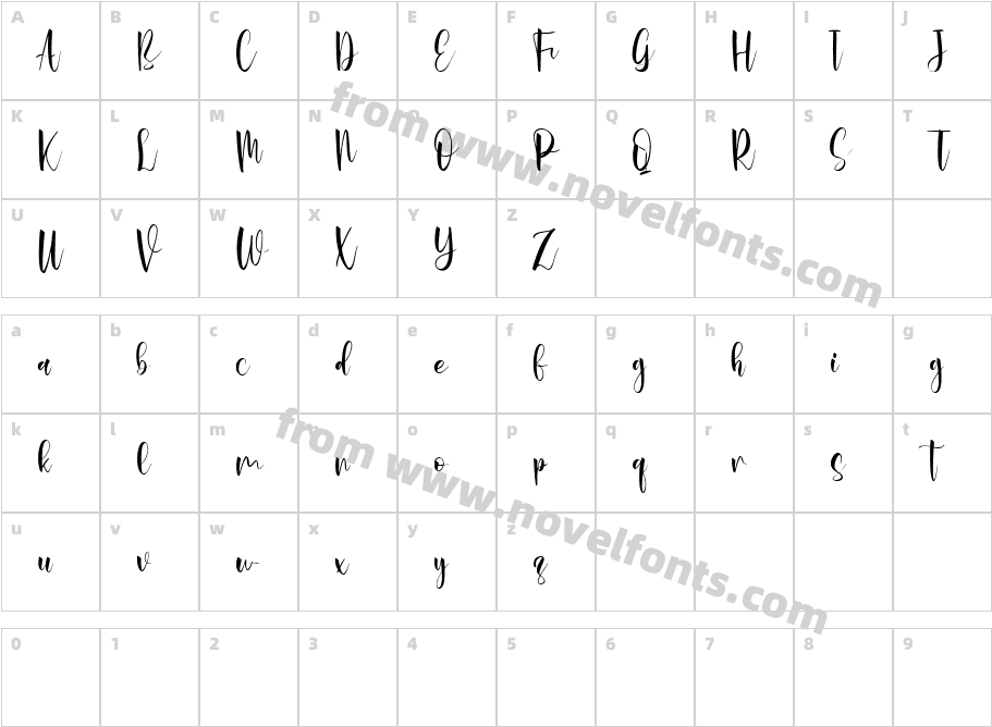 Alastyca-ow7jVCharacter Map